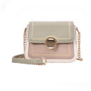 Simple temperament buckle straddle shoulder bag