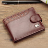 Buckle Short Wallet Stitching Coin Purse