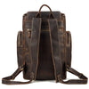 Men's leather backpack