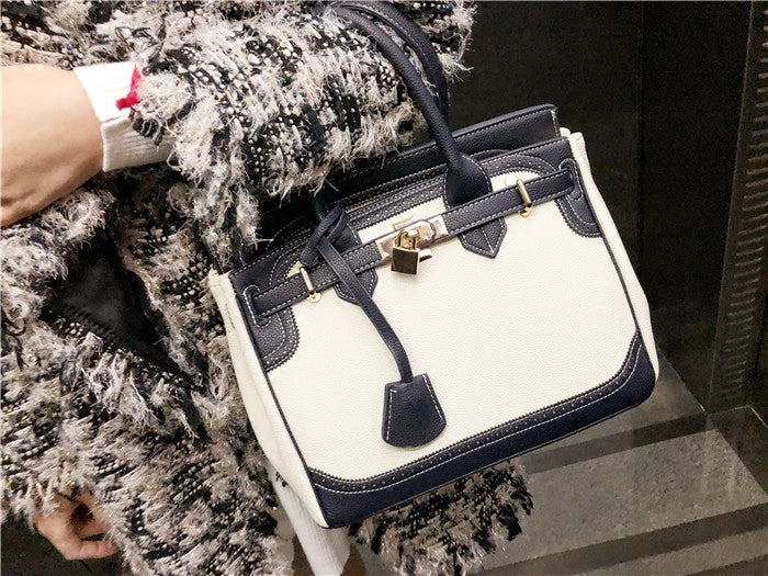 Locked vintage platinum bag