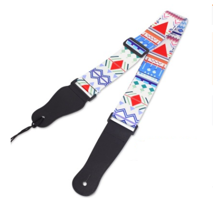 Printed strap color guitar shoulder strap