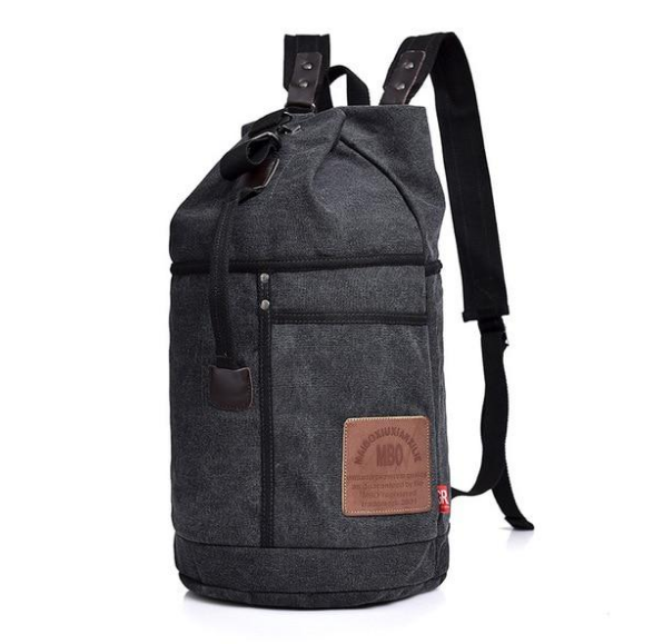 Large Capacity Canvas Letter Printing Rucksack