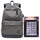 Canvas backpack usb rechargeable backpack