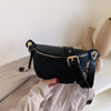 Chain crossbody bag frosted belt bag