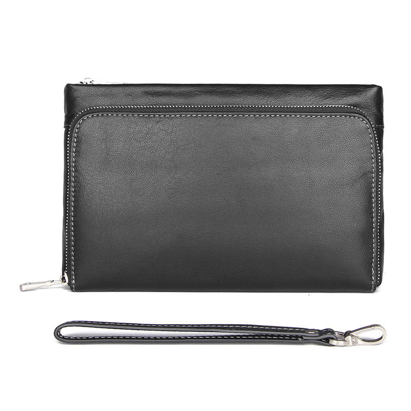 New Leather Clutch Bag Large Business