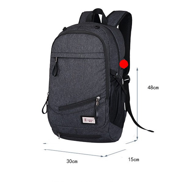 Men's shoulder bag, schoolbag, basketball bag, middle school students' charging Sports Backpack