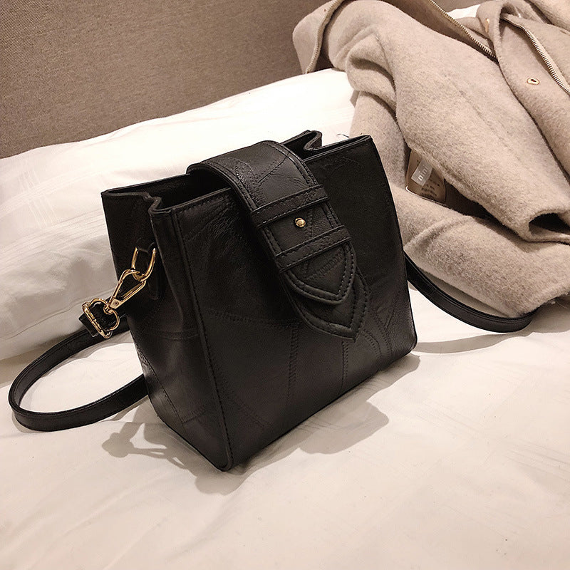 Frosted diagonal cross bag
