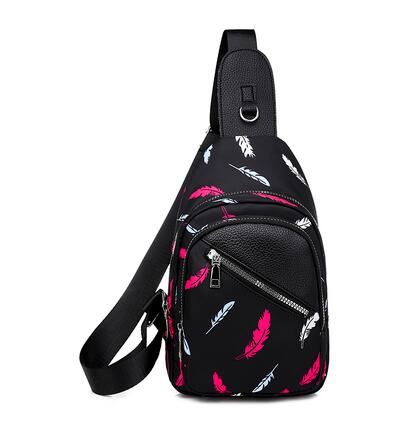 Ladies Canvas Printed Chest Bag