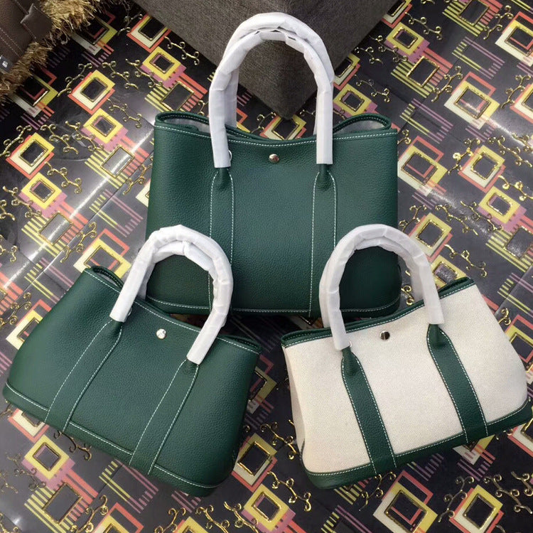 Ladies lychee pattern leather bag