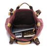 Vintage casual canvas bag student handbag