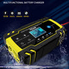 12V-24V 8A automatic digital LCD charger