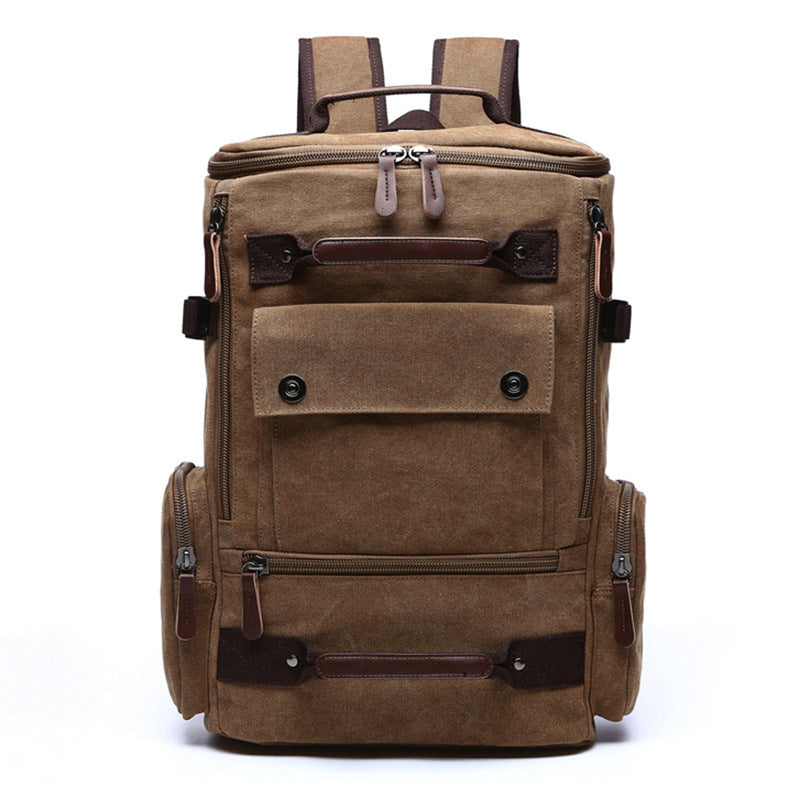 Canvas shoulder casual backpack