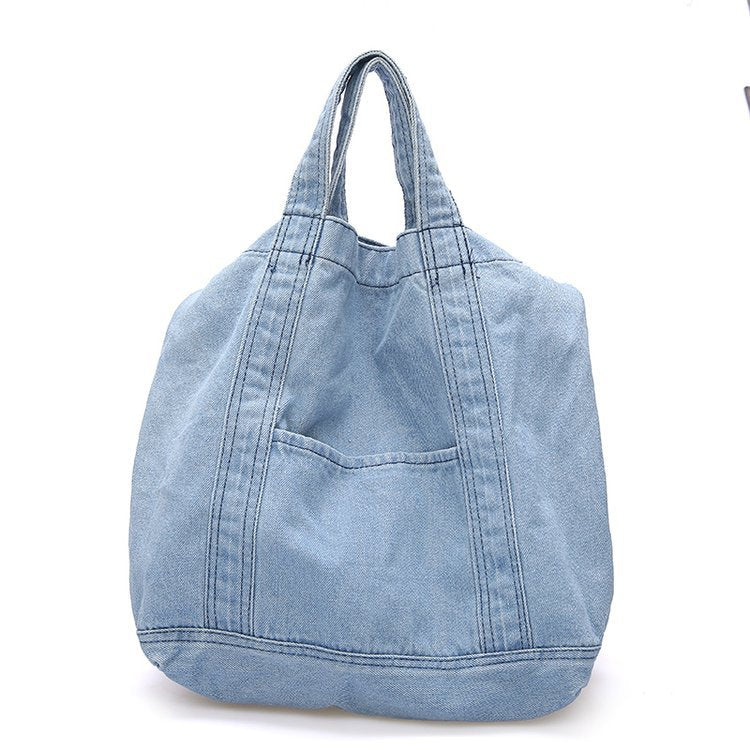 Big Tote Bags Large Capacity Canvas Denim Shipping Bag