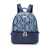 Fashionable personality stitching ladies all-match backpack