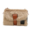 Large one - shoulder wool bag