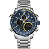 Men's Waterproof Dual Display Multifunction Sports Watch