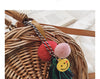 Versatile Crossbody One Shoulder Rattan Basket Bag Tote