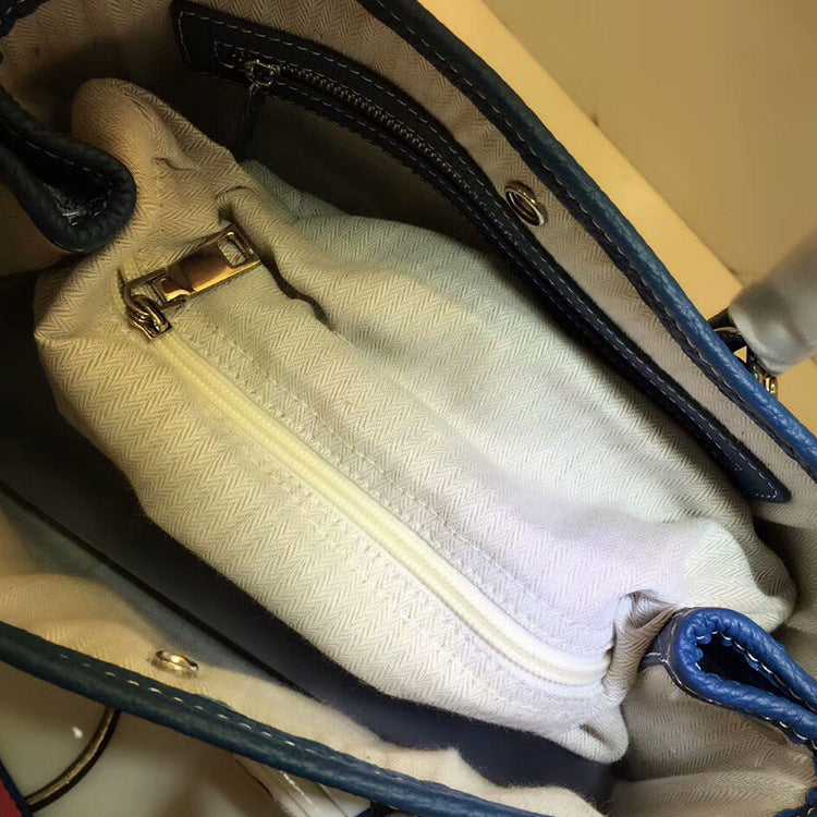 Ladies lychee pattern leather bag