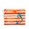 Women's Wet Bikini Clutch Bag Brand Designer Fashion Stripe Lady's Handbag Flamingo Hemp Rope Beach Bags Bolsa Feminina