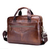 Captain Cow Leather Briefcase