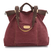 Vintage casual canvas bag student handbag