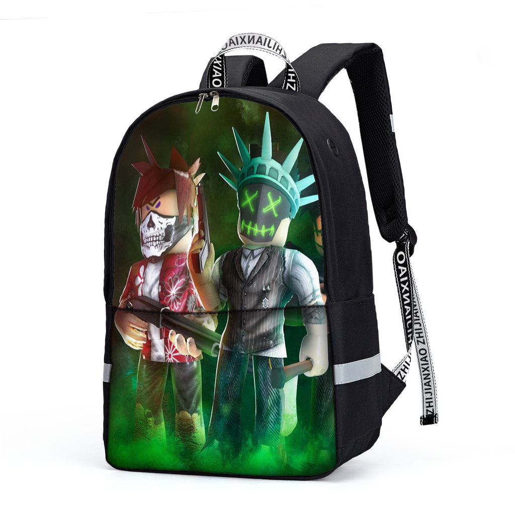 New Roblox Game 3-Piece Large Capacity Backpack