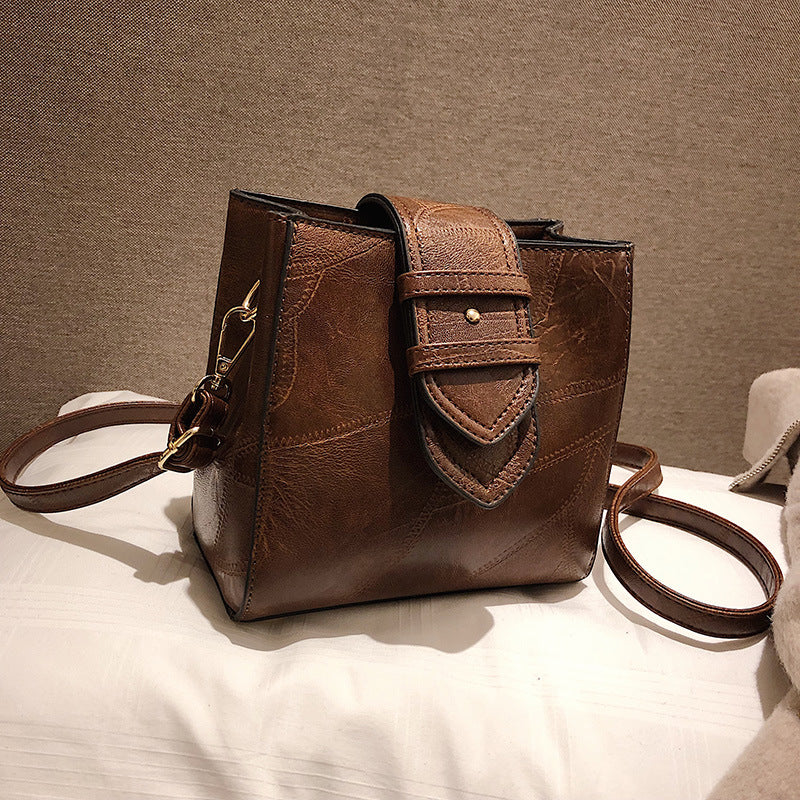 Frosted diagonal cross bag