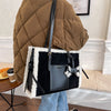 Lamb Fleece Frosted Leather Velvet Generous Bag