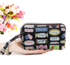 New portable female hand grasping bag three-layer zipper bag autumn long large screen mobile phone key ladies coin purse