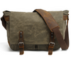 Men's canvas shoulder bag