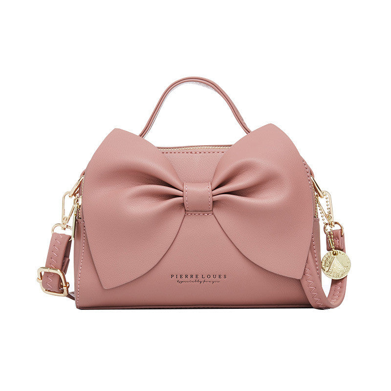 women's bow shoulder bag