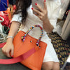 Ladies lychee pattern leather bag