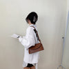 French underarm PU texture niche design bag