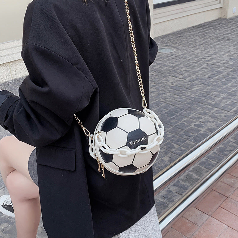 Women's football basketball crossbody bag