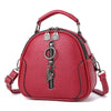 Women's shoulder bag large capacity diagonal small round bag