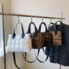 Fashion Car Stitching Plaid Shoulder Bag