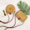 Travel vacation leisure rattan beach bag