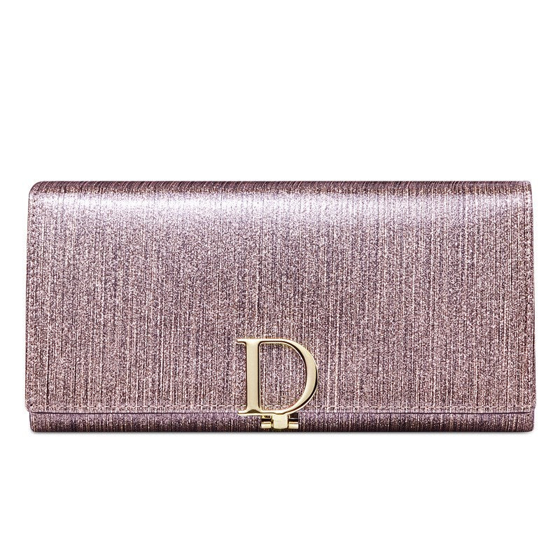 Pearly D buckle large capacity wallet