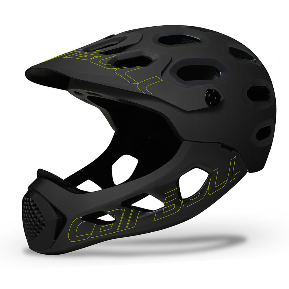 Mountain cross country bicycle full helmet extreme sports safety helmet