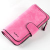 Long buckle ladies wallet clutch