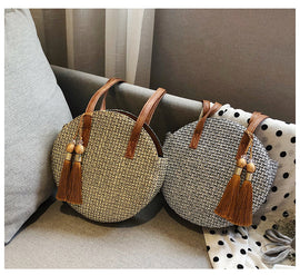 Straw handbag