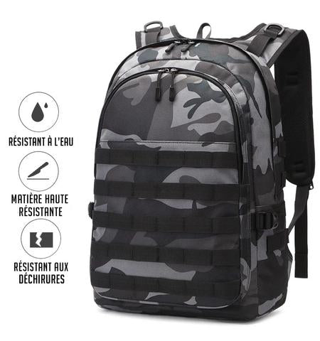 USB camouflage backpack