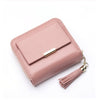 Short wallet high-end purse with lychee grain buck