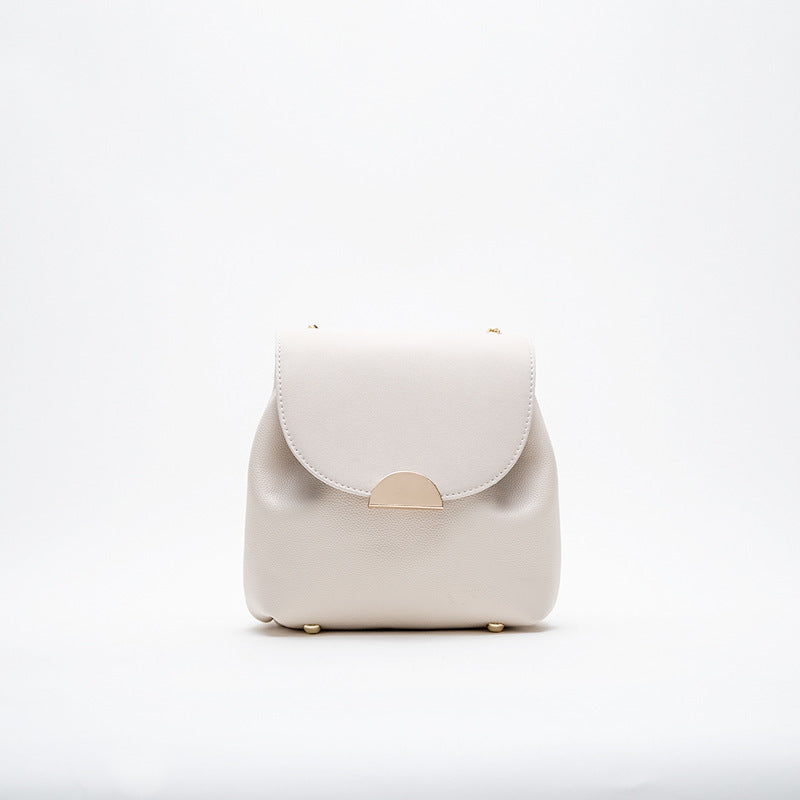 French Niche Design Chain Shoulder Messenger Bucket Bag