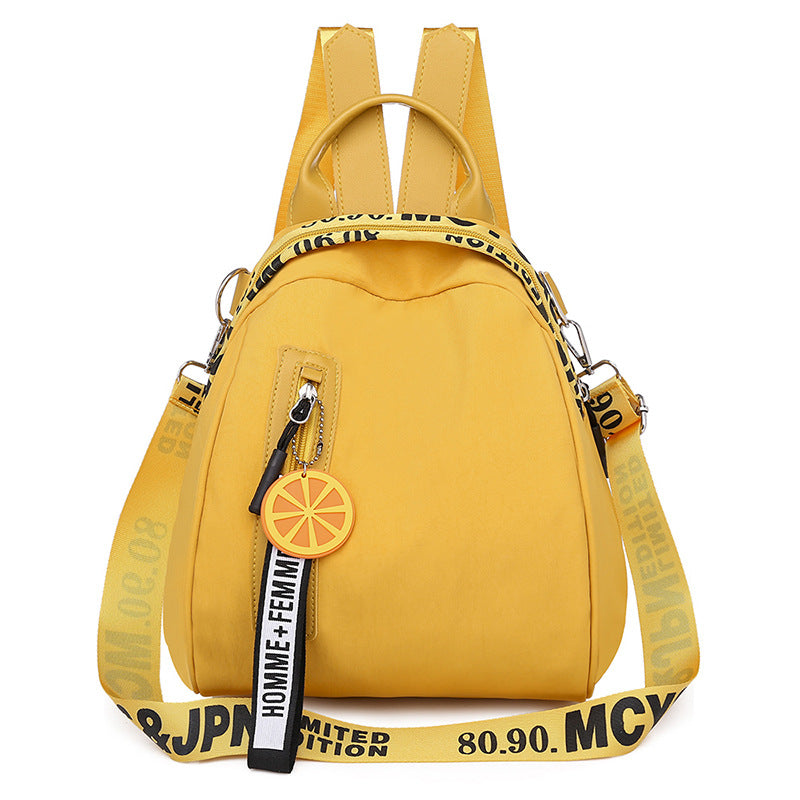 Fashion orange pendant backpack