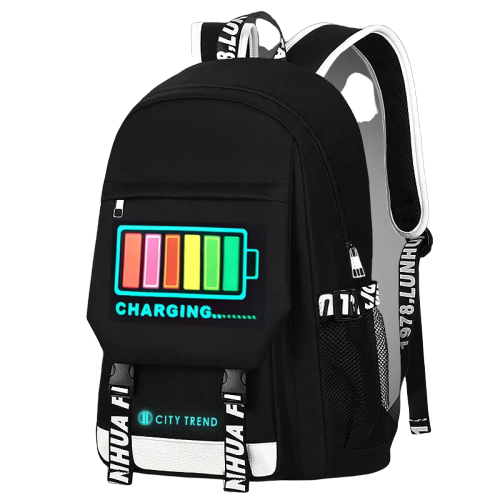 Men's Backpack Voice-activated Charging Listening Luminous