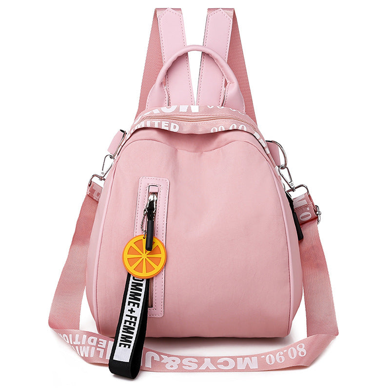 Fashion orange pendant backpack