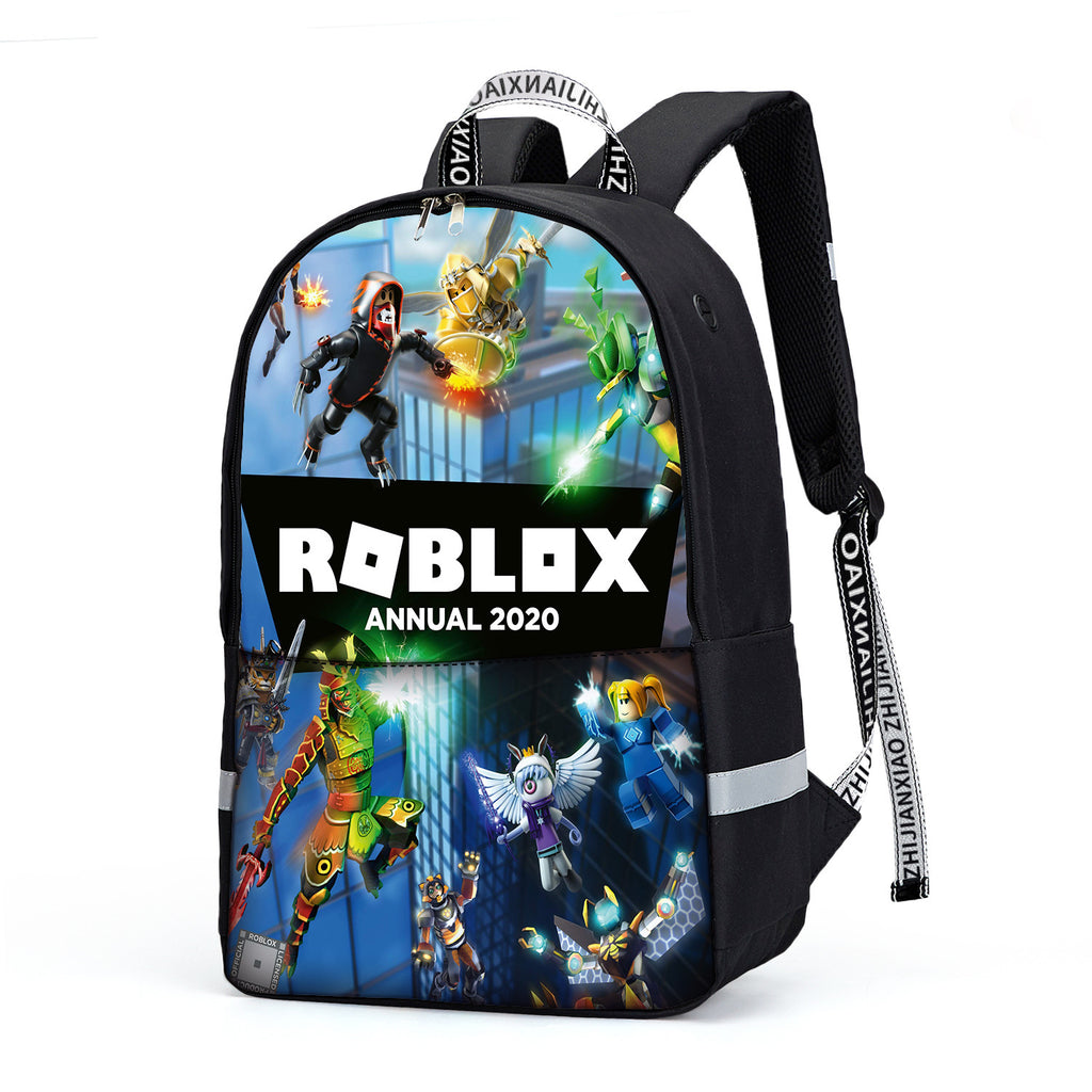 New Roblox Game 3-Piece Large Capacity Backpack