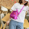 Laser reflective parent-child shoulder shoulder travel bag cute point  Korean version of exquisite casual personality bag wholesale