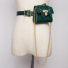 Vintage gold buckle lock buckle small bag